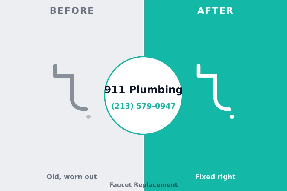 Before and after: plumbing repair Cowarts, AL